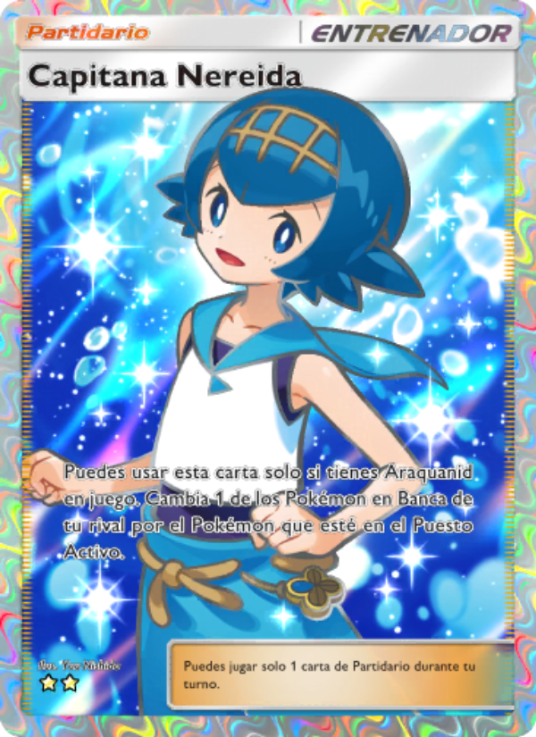 Capitana Nereida 194 — Celestial Guardians (Spanish Pokémon TCG card)