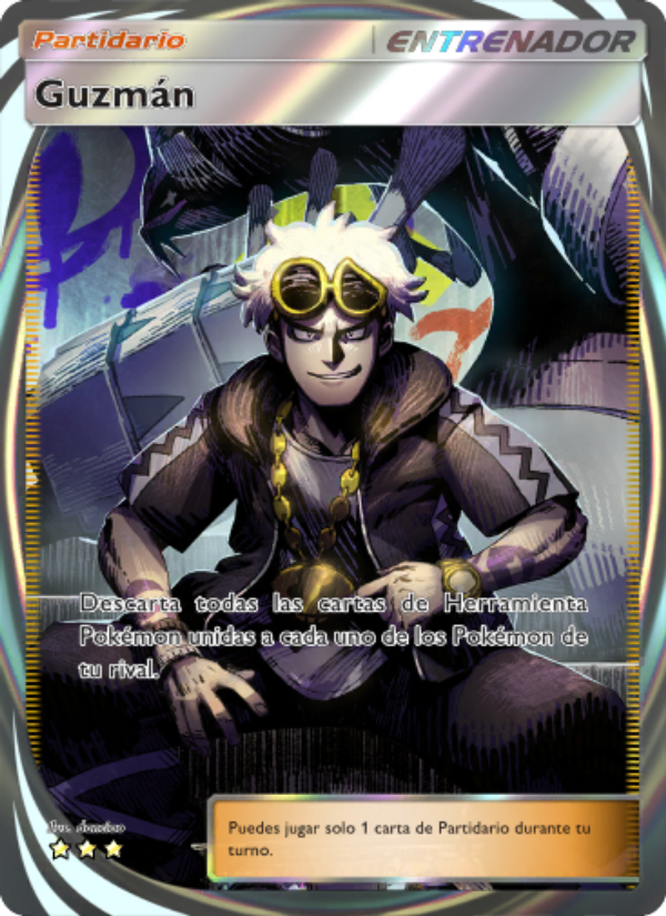 Guzmán 208 — Celestial Guardians (Spanish Pokémon TCG card)