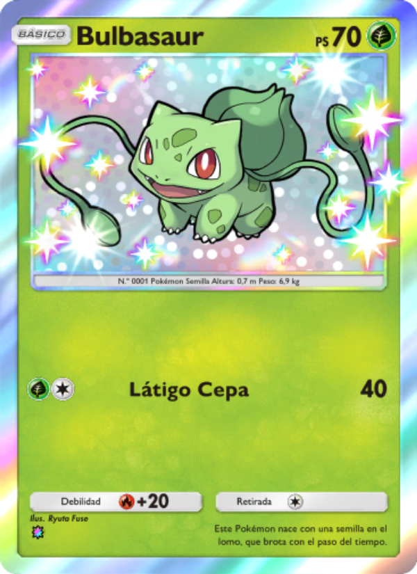 Bulbasaur 210 — Celestial Guardians (Spanish Pokémon TCG card)