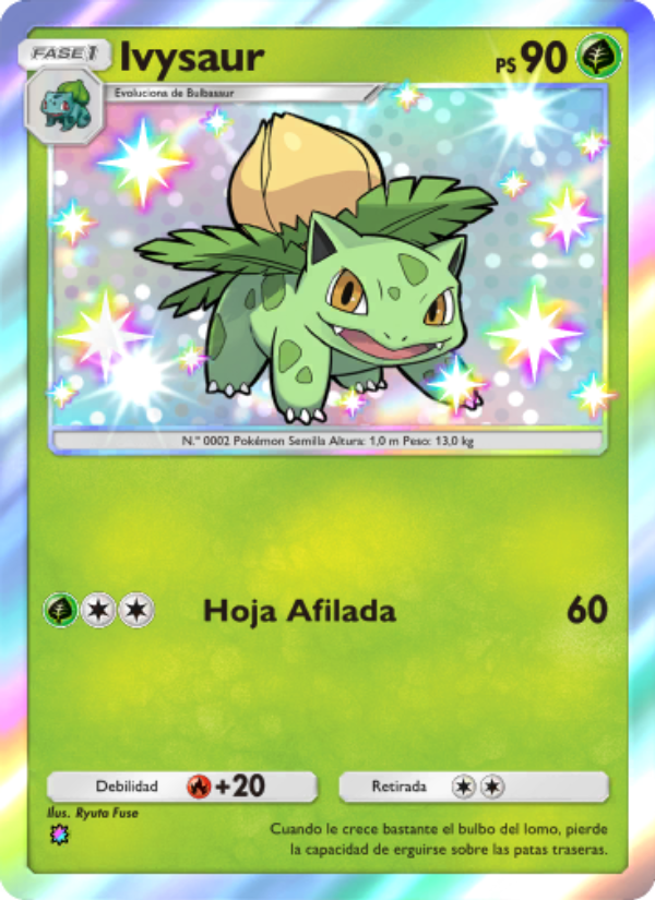 Ivysaur 211 — Celestial Guardians (Spanish Pokémon TCG card)