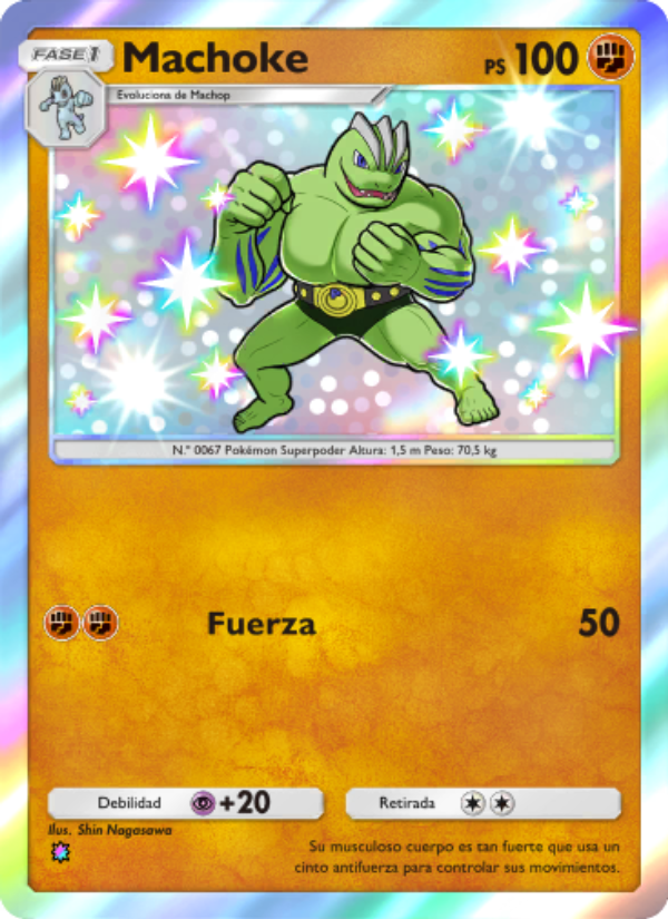 Machoke 224 — Celestial Guardians (Spanish Pokémon TCG card)