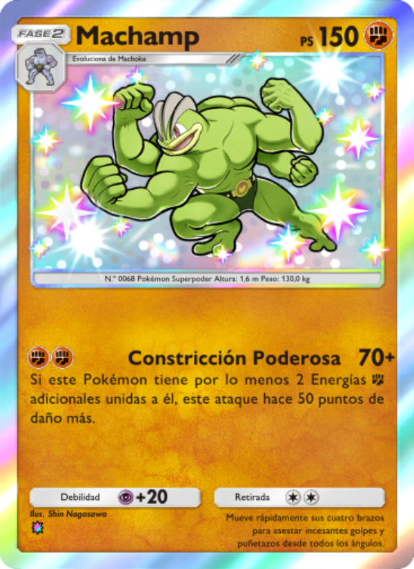 Machamp 225 — Celestial Guardians (Spanish Pokémon TCG card)