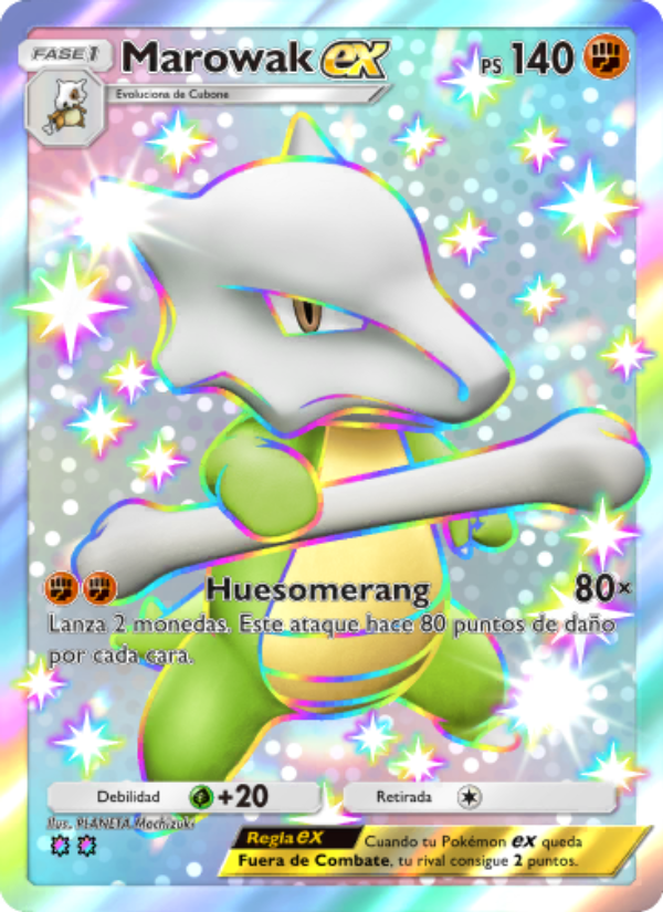 Marowak ex 236 — Celestial Guardians (Spanish Pokémon TCG card)
