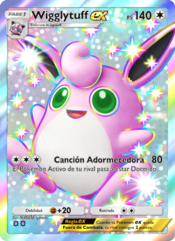 Wigglytuff ex 237 — Celestial Guardians (Spanish Pokémon TCG card)