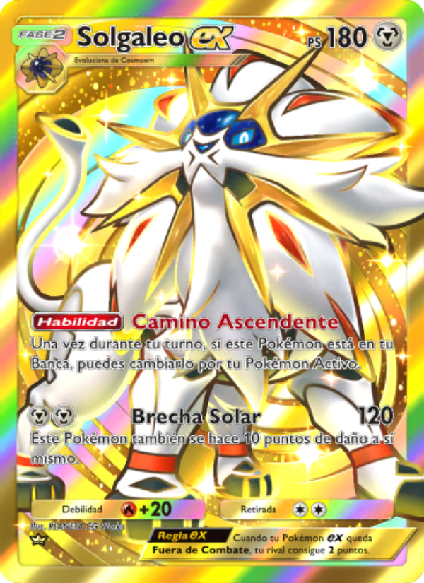 Solgaleo ex 239 — Celestial Guardians (Spanish Pokémon TCG card)