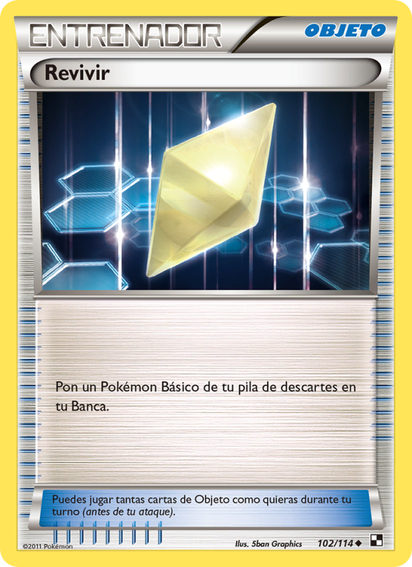 Revivir 102 — Black & White (Spanish Pokémon TCG card)