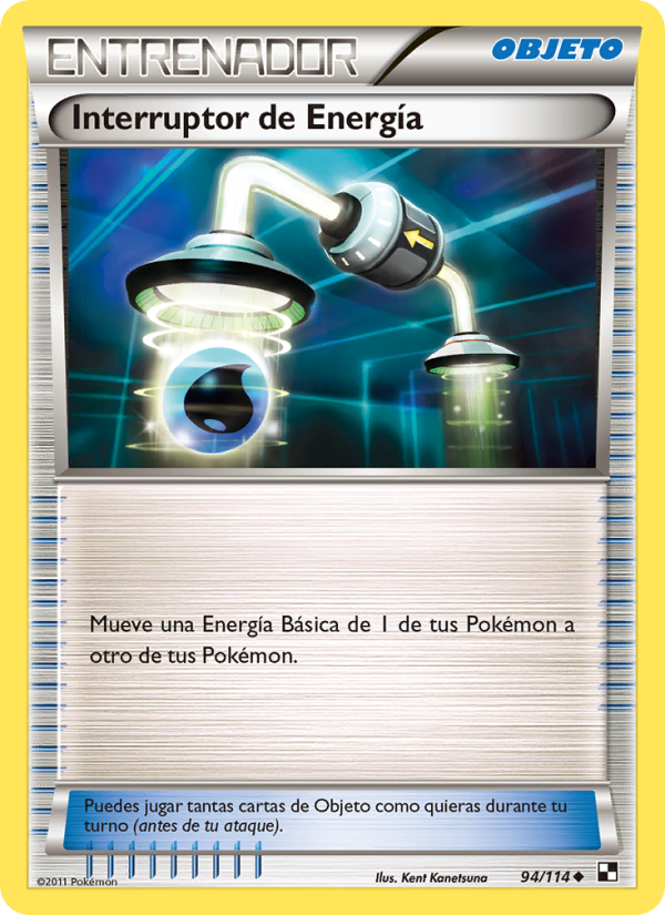 Interruptor de Energía 94 — Black & White (Spanish Pokémon TCG card)