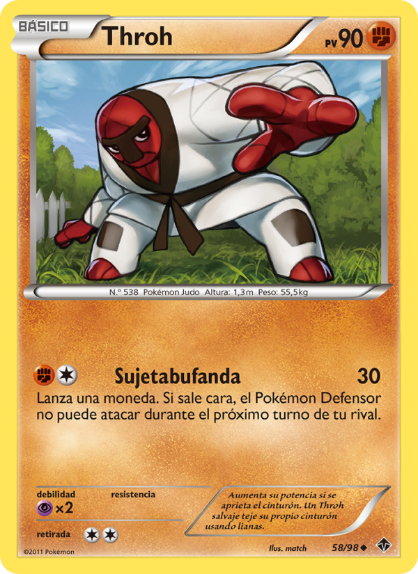 Throh 58 — Emerging Powers (Spanish Pokémon TCG card)