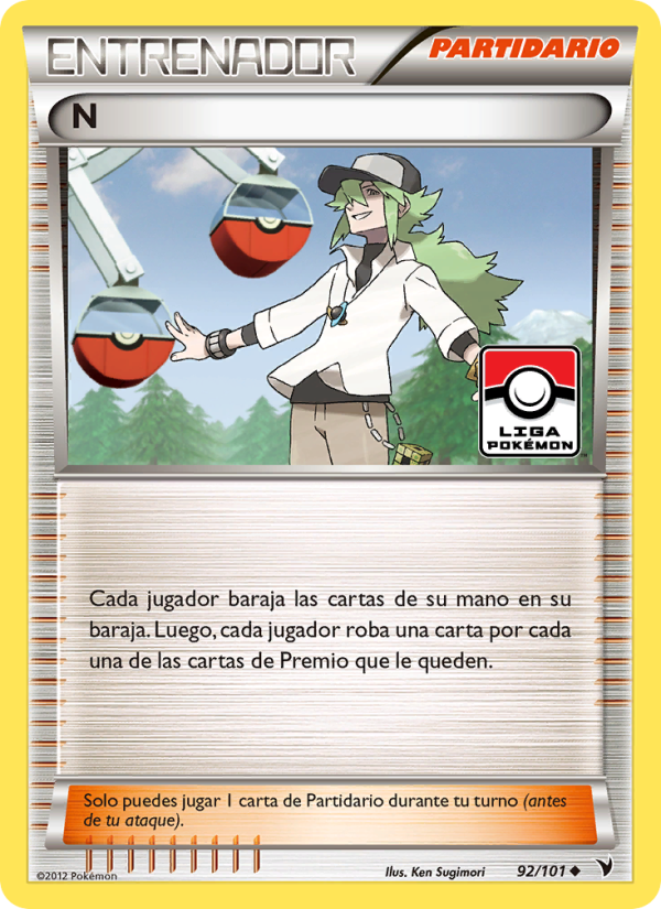 N 92 — Noble Victories (Spanish Pokémon TCG card)