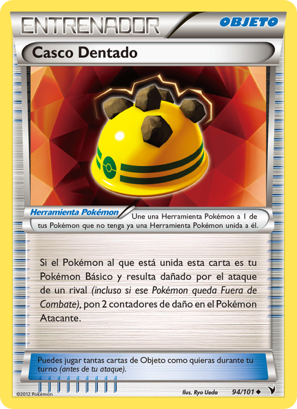 Casco Dentado 94 — Noble Victories (Spanish Pokémon TCG card)