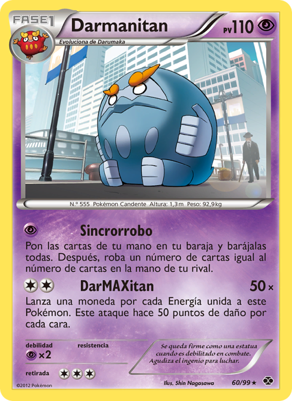 Darmanitan 60 — Next Destinies (Spanish Pokémon TCG card)