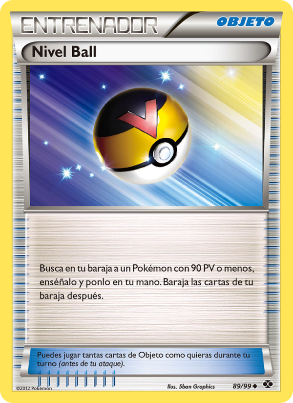 Nivel Ball 89 — Next Destinies (Spanish Pokémon TCG card)
