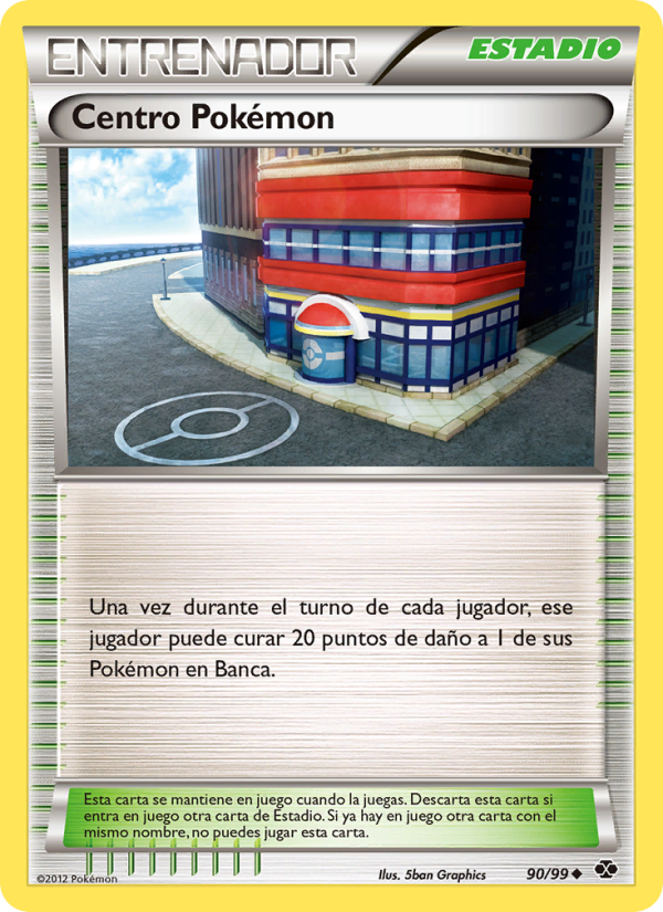 Centro Pokémon 90 — Next Destinies (Spanish Pokémon TCG card)
