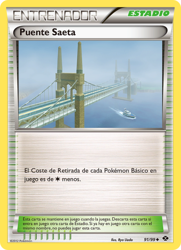 Puente Saeta 91 — Next Destinies (Spanish Pokémon TCG card)
