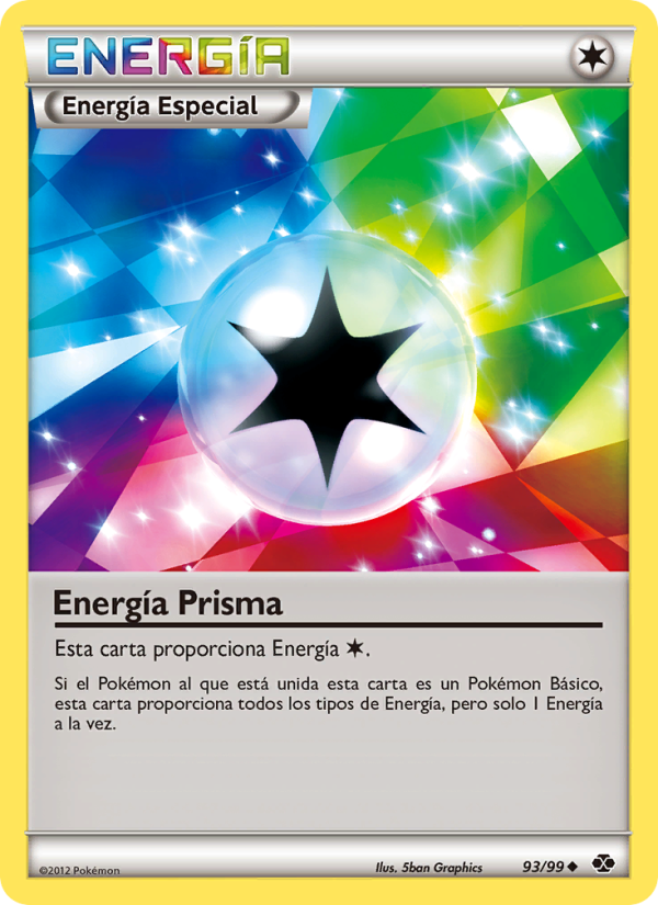 Energía Prisma 93 — Next Destinies (Spanish Pokémon TCG card)