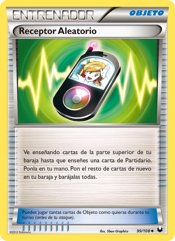 Receptor Aleatorio 99 — Dark Explorers (Spanish Pokémon TCG card)