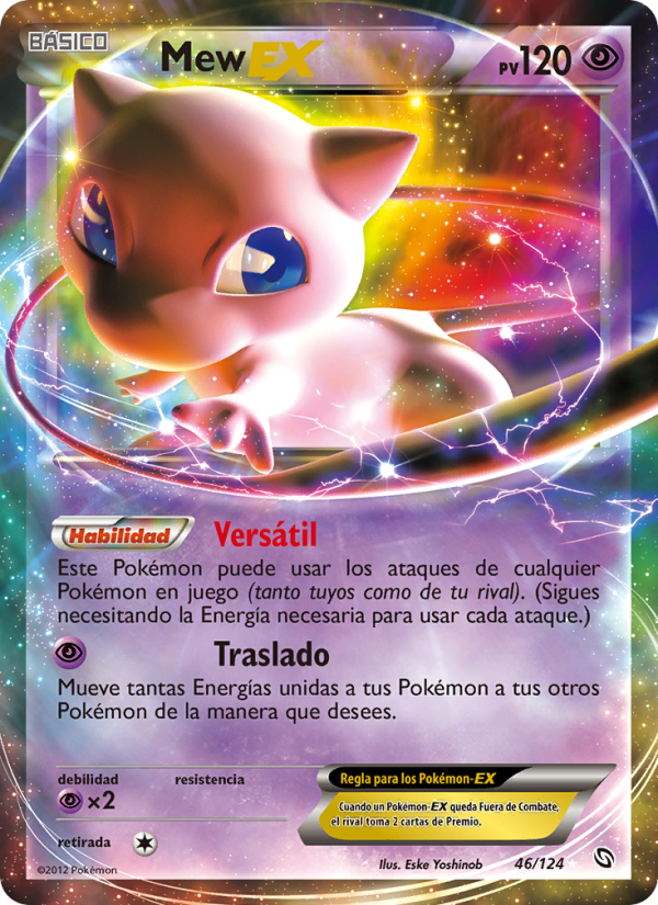 Mew-EX 46 — Dragons Exalted (Spanish Pokémon TCG card)