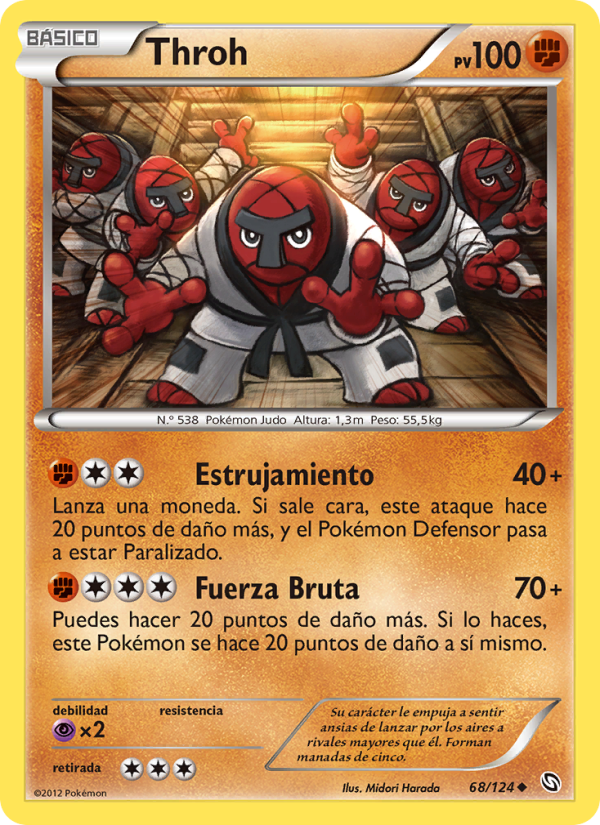 Throh 68 — Dragons Exalted (Spanish Pokémon TCG card)