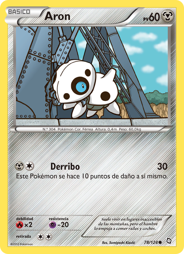 Aron 78 — Dragons Exalted (Spanish Pokémon TCG card)