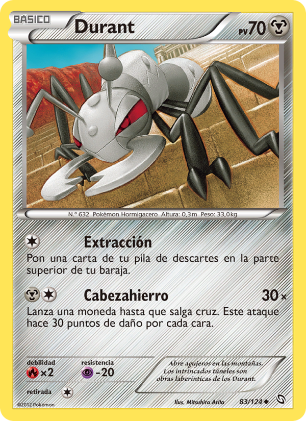 Durant 83 — Dragons Exalted (Spanish Pokémon TCG card)