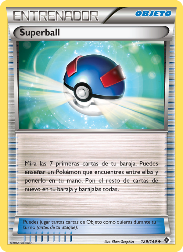 Superball 129 — Boundaries Crossed (Spanish Pokémon TCG card)