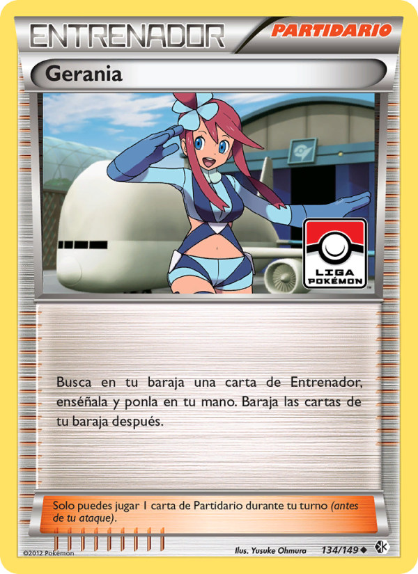 Gerania 134 — Boundaries Crossed (Spanish Pokémon TCG card)