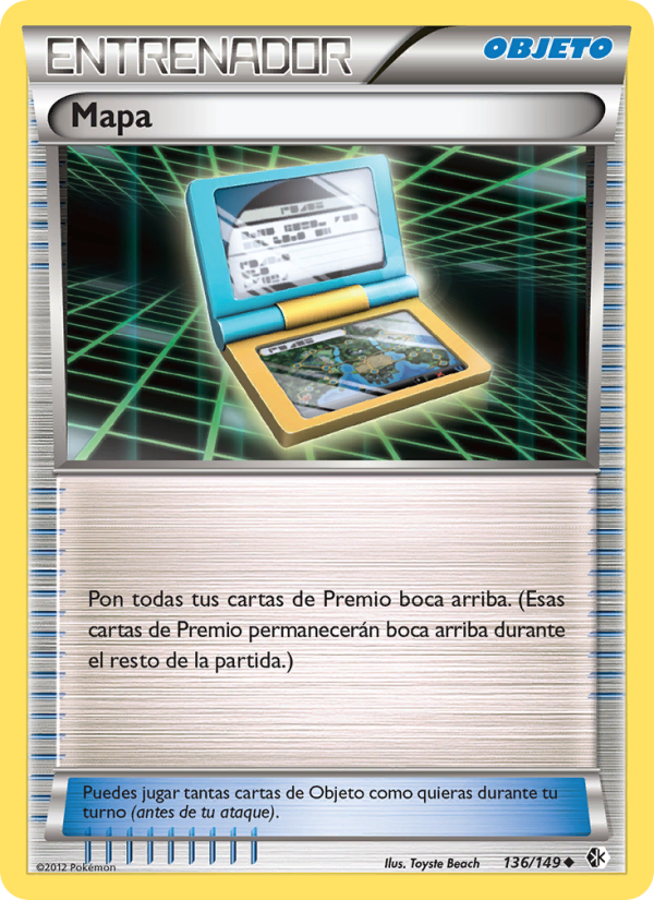 Mapa 136 — Boundaries Crossed (Spanish Pokémon TCG card)
