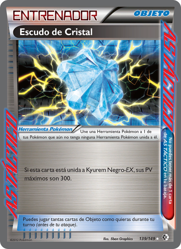 Escudo de Cristal 139 — Boundaries Crossed (Spanish Pokémon TCG card)
