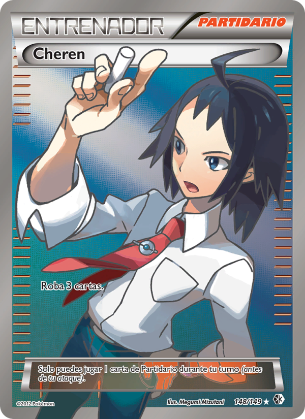 Cheren 148 — Boundaries Crossed (Spanish Pokémon TCG card)