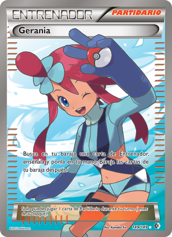 Gerania 149 — Boundaries Crossed (Spanish Pokémon TCG card)