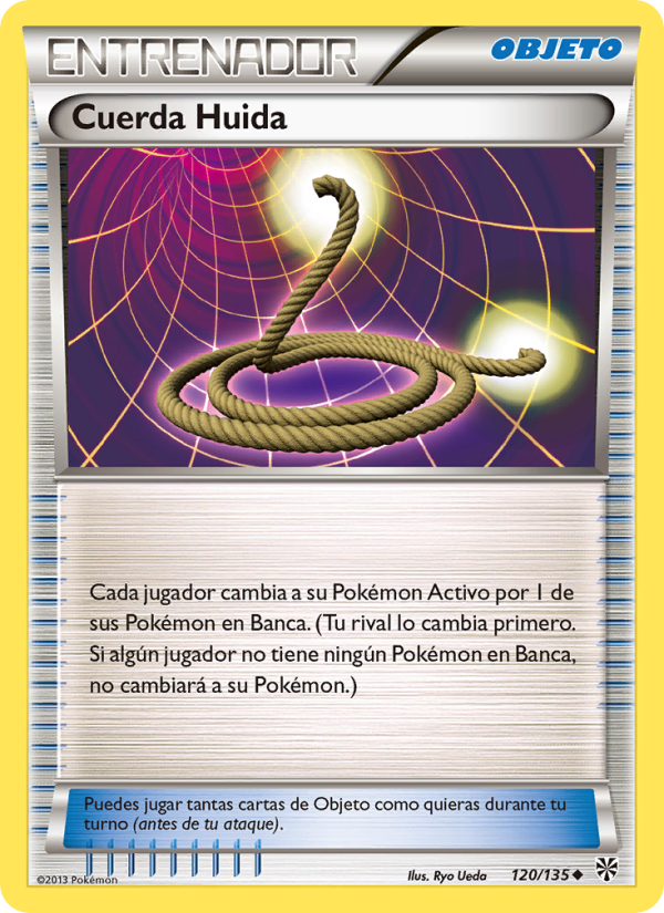 Cuerda Huida 120 — Plasma Storm (Spanish Pokémon TCG card)