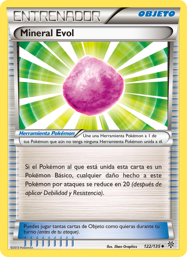 Mineral Evol 122 — Plasma Storm (Spanish Pokémon TCG card)