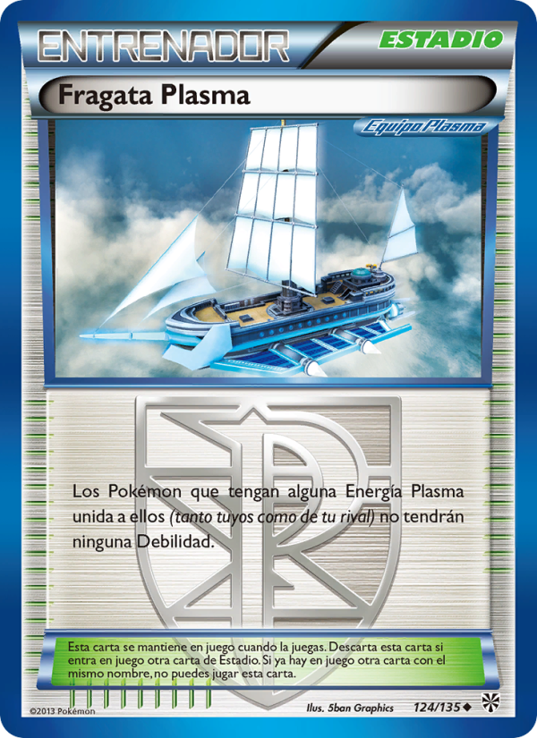 Fragata Plasma 124 — Plasma Storm (Spanish Pokémon TCG card)