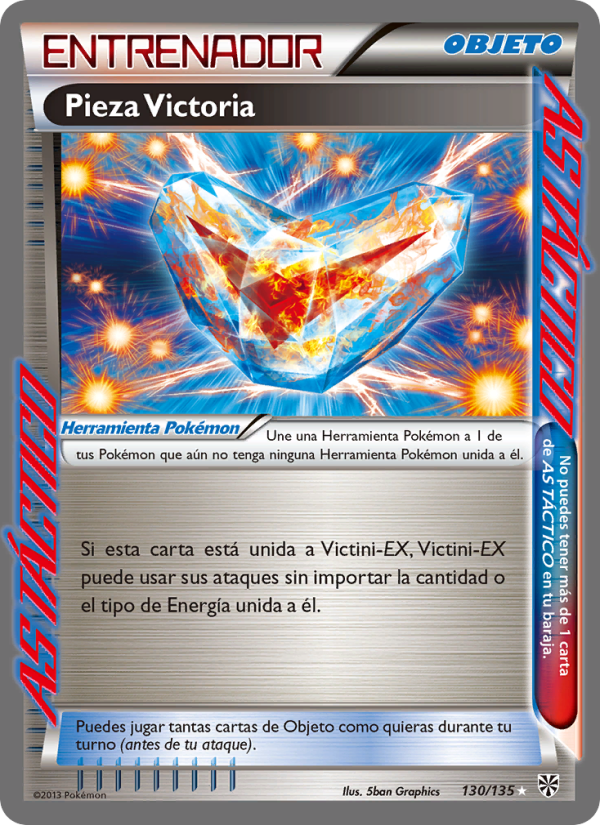 Pieza Victoria 130 — Plasma Storm (Spanish Pokémon TCG card)