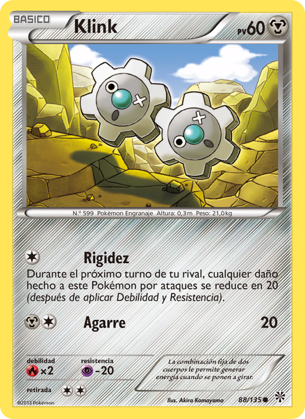 Klink 88 — Plasma Storm (Spanish Pokémon TCG card)