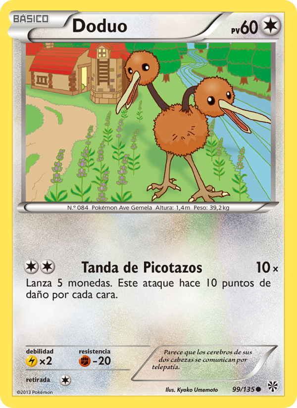 Doduo 99 — Plasma Storm (Spanish Pokémon TCG card)