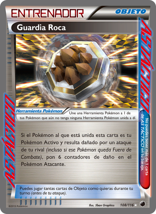 Guardia Roca 108 — Plasma Freeze (Spanish Pokémon TCG card)