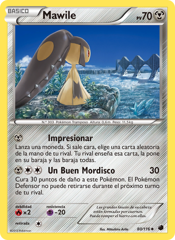 Mawile 80 — Plasma Freeze (Spanish Pokémon TCG card)