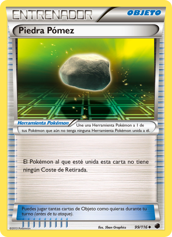 Piedra Pómez 99 — Plasma Freeze (Spanish Pokémon TCG card)
