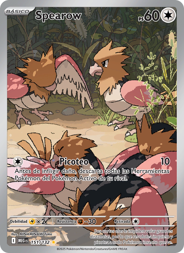 Spearow 151 — Mega Evolution (Spanish Pokémon TCG card)