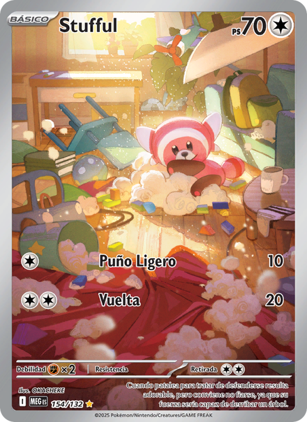 Stufful 154 — Mega Evolution (Spanish Pokémon TCG card)