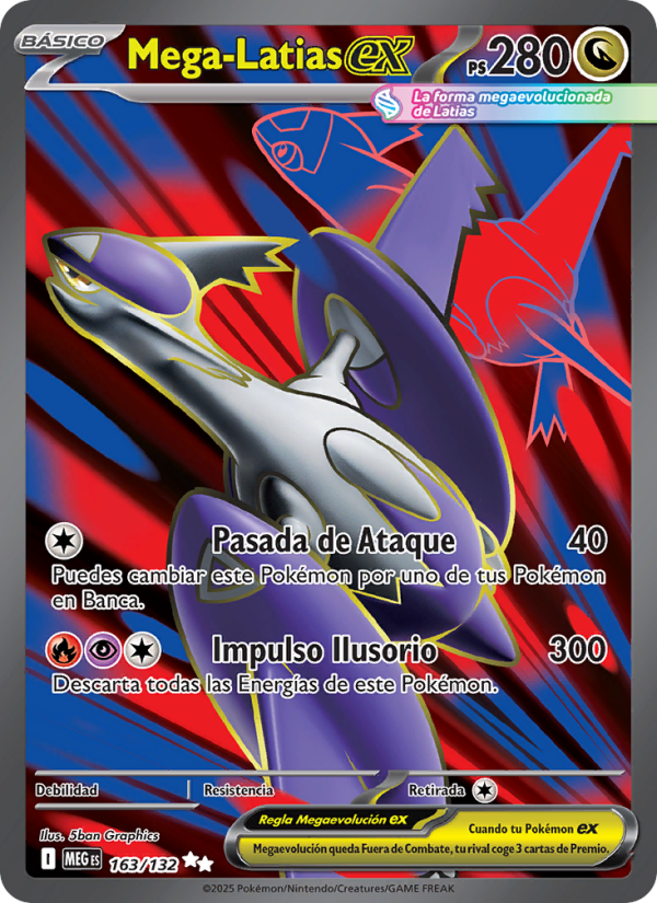 Mega-Latias ex 163 — Mega Evolution (Spanish Pokémon TCG card)