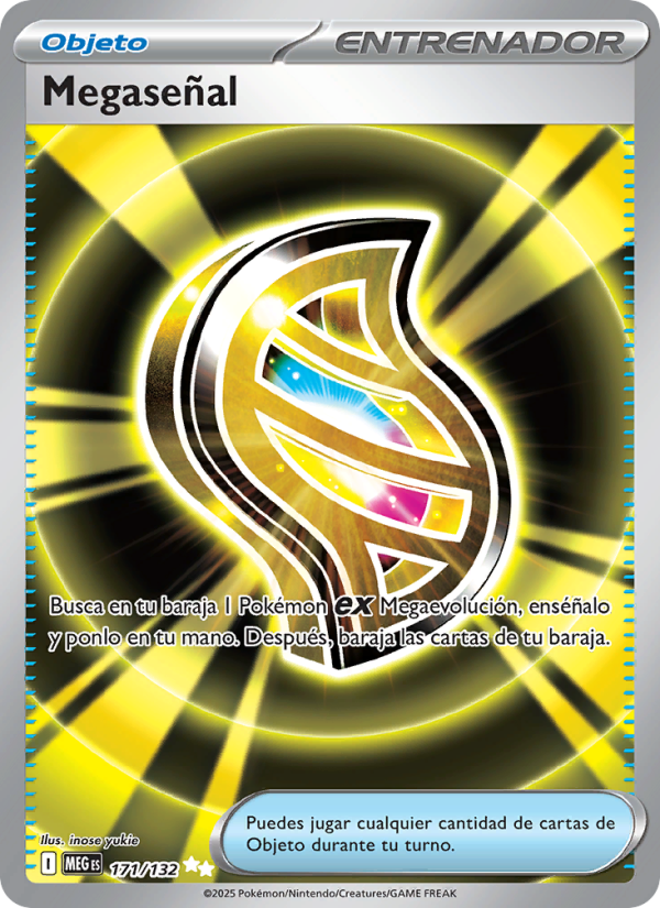 Megaseñal 171 — Mega Evolution (Spanish Pokémon TCG card)