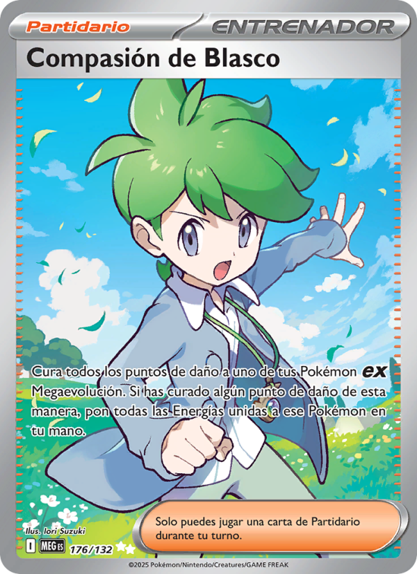 Compasión de Blasco 176 — Mega Evolution (Spanish Pokémon TCG card)