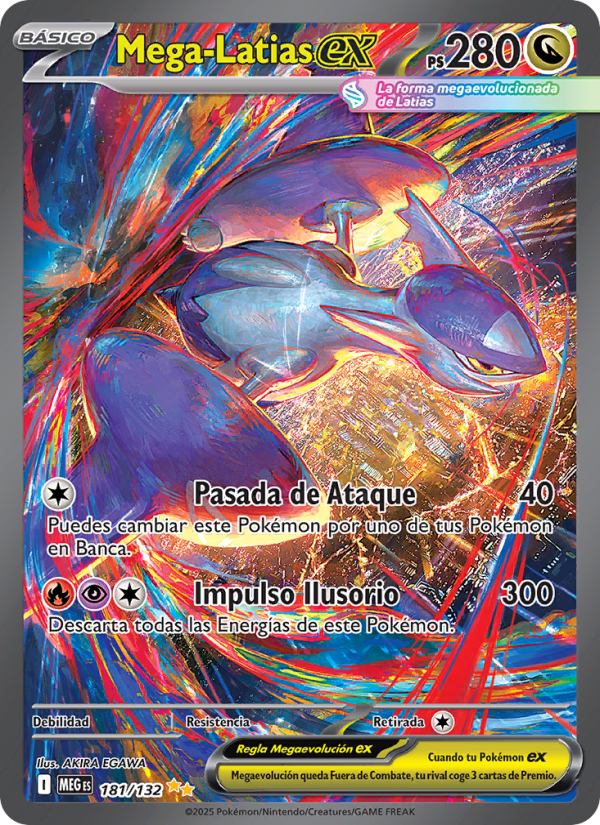 Mega-Latias ex 181 — Mega Evolution (Spanish Pokémon TCG card)