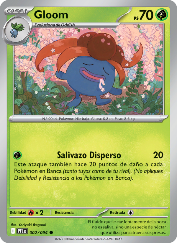 Gloom 002 — Phantasmal Flames (Spanish Pokémon TCG card)