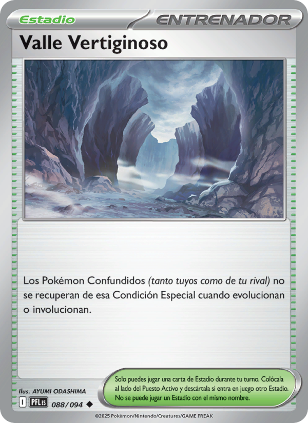Valle Vertiginoso 088 — Phantasmal Flames (Spanish Pokémon TCG card)