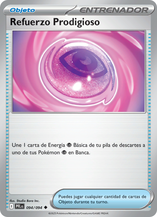 Refuerzo Prodigioso 094 — Phantasmal Flames (Spanish Pokémon TCG card)