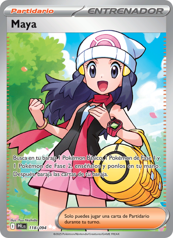 Maya 118 — Phantasmal Flames (Spanish Pokémon TCG card)