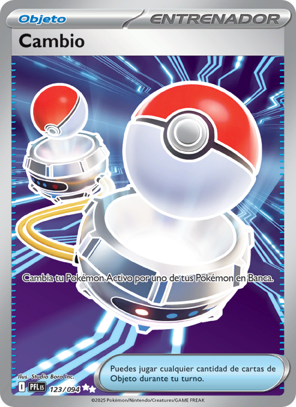 Cambio 123 — Phantasmal Flames (Spanish Pokémon TCG card)
